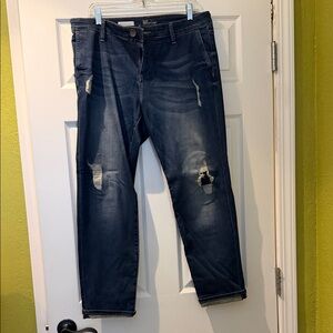 Kut from the Kloth Dark Blue Boyfriend Jeans